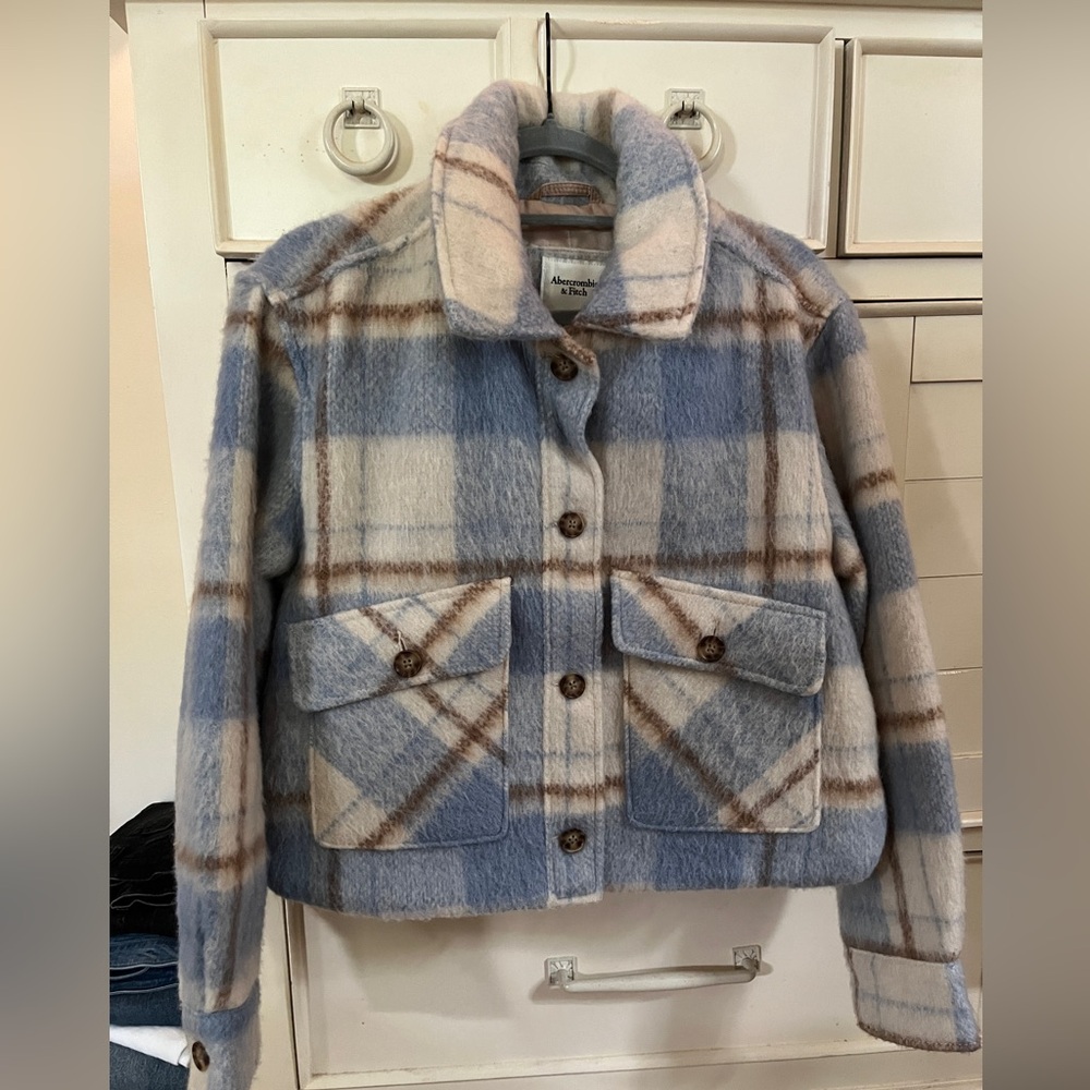 abercrombie plaid coat